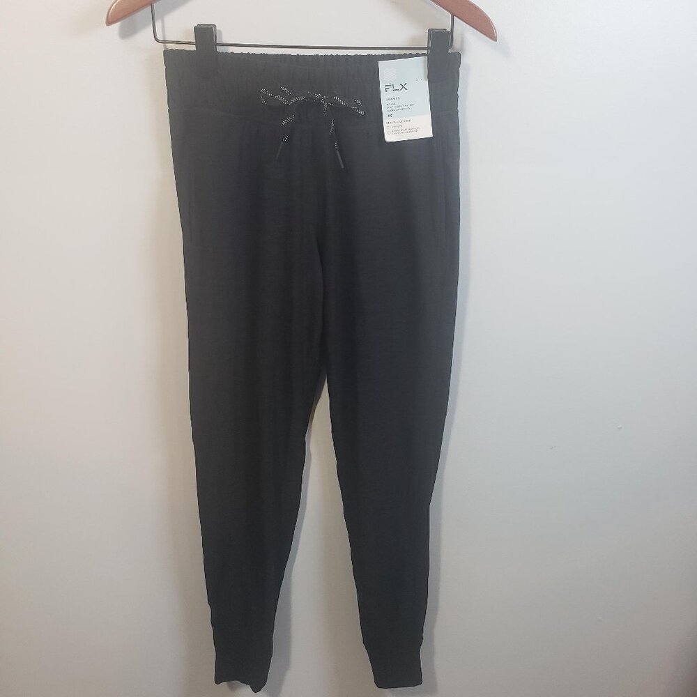 NWT ~ FLX Men's Dynamic Stretch Slim Jogger-Travel / Leisure - Black- XS /A71
